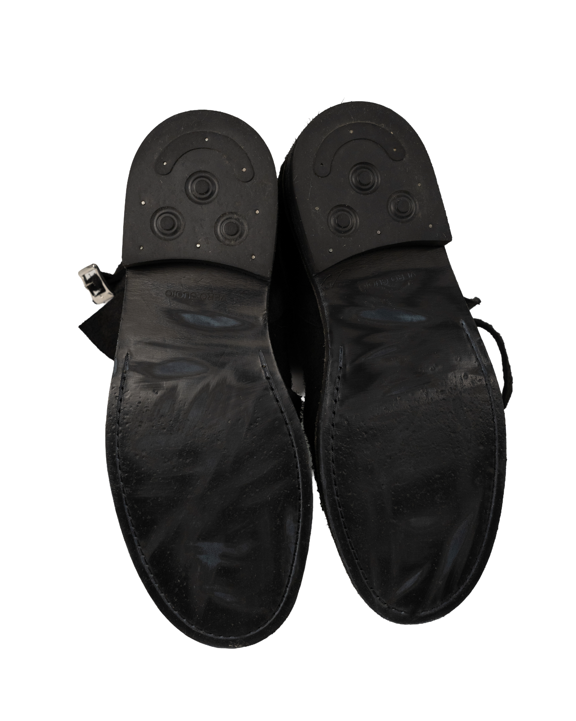Knotted Engineer Boot "black"
