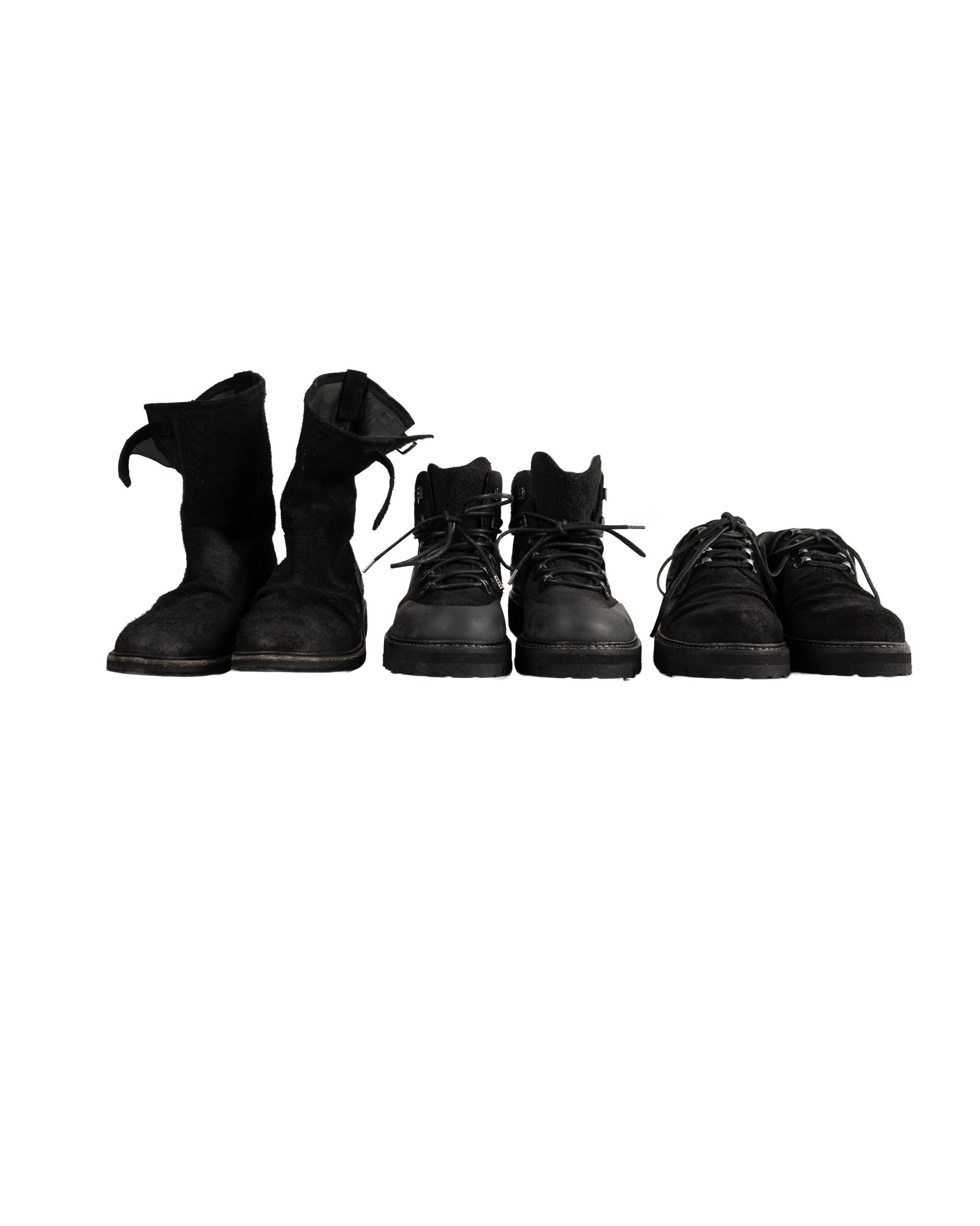 Knotted Engineer Boot "black"