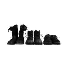 Knotted Engineer Boot "black"