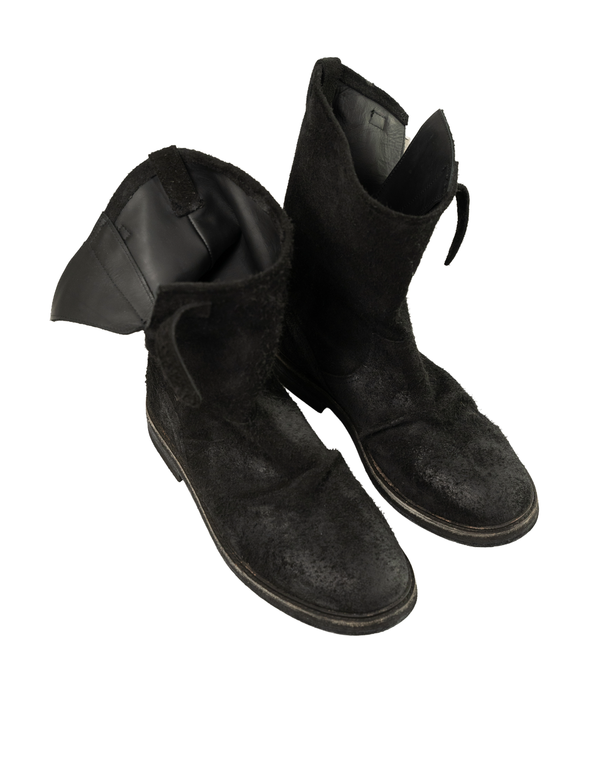 Knotted Engineer Boot "black"