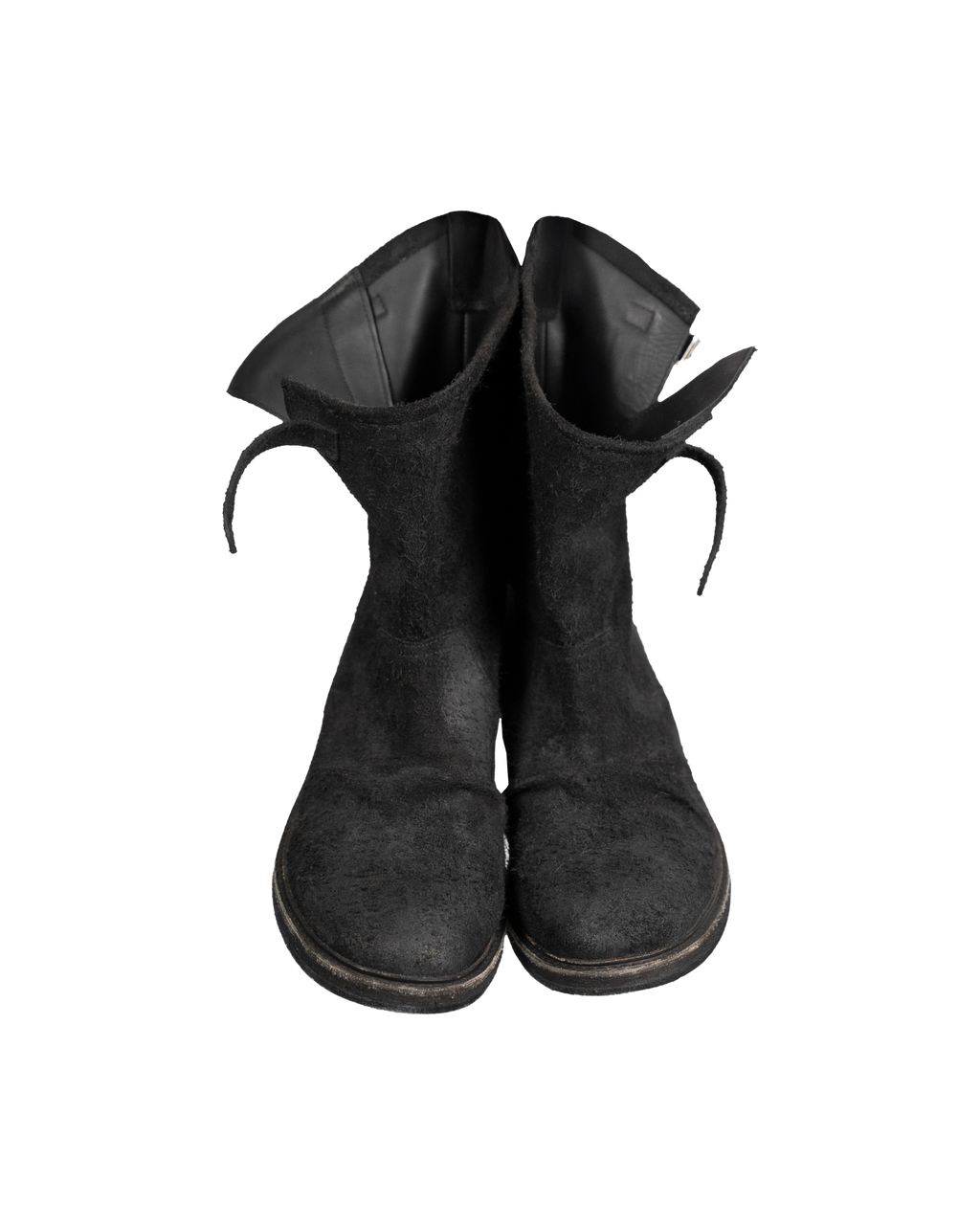 Knotted Engineer Boot "black"