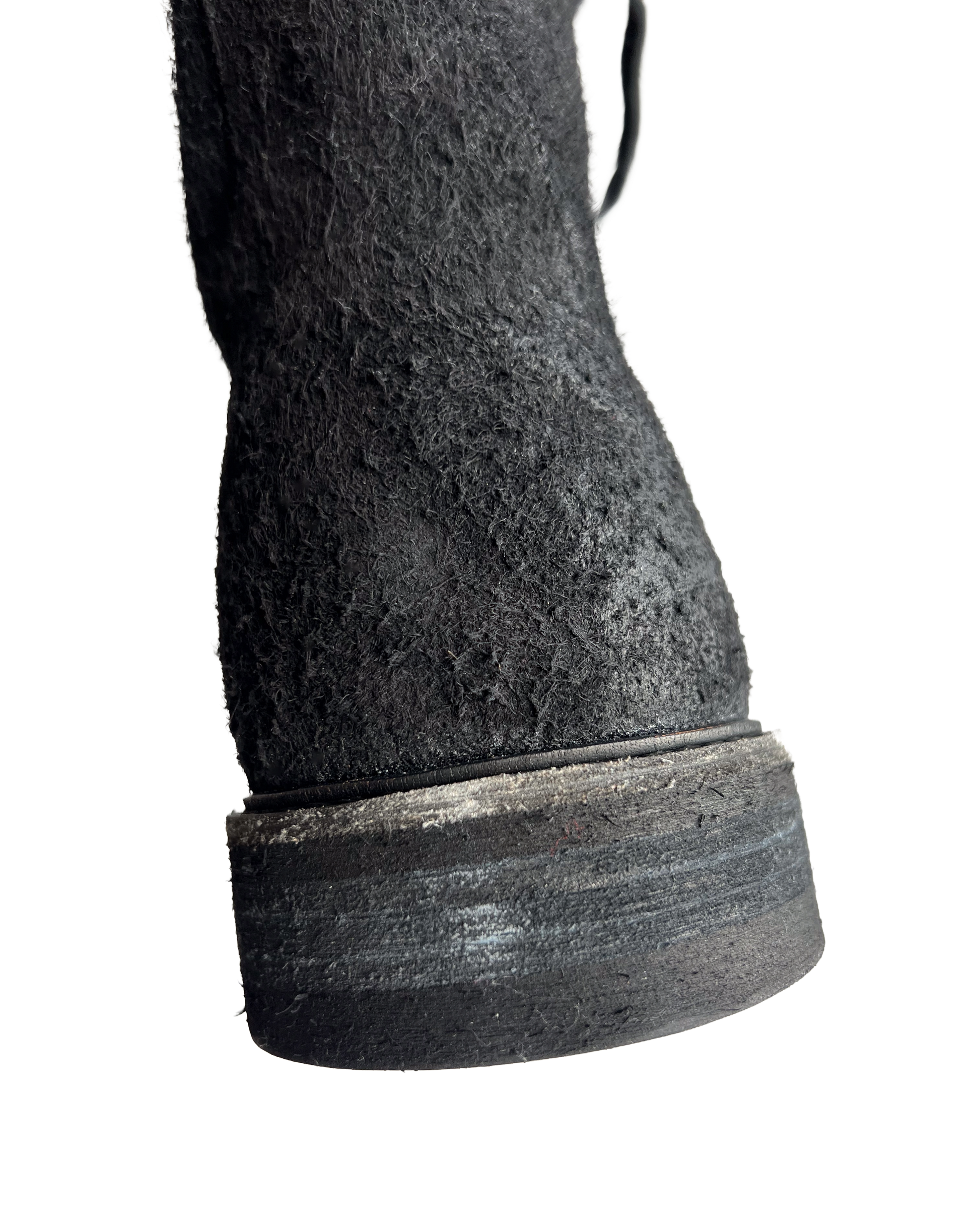Knotted Engineer Boot "black"