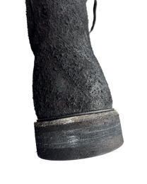 Knotted Engineer Boot "black"