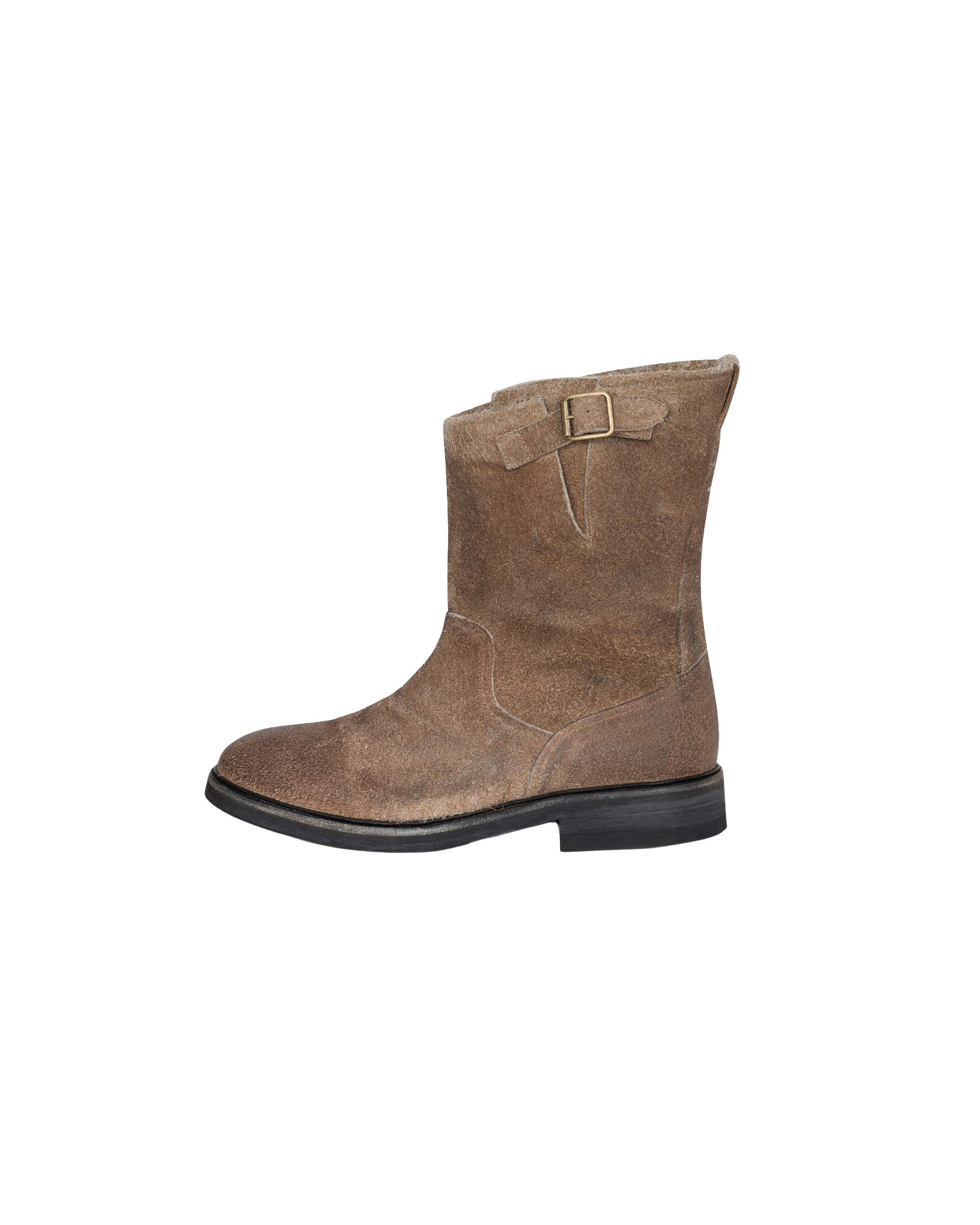 Knotted Engineer Boot "brown"