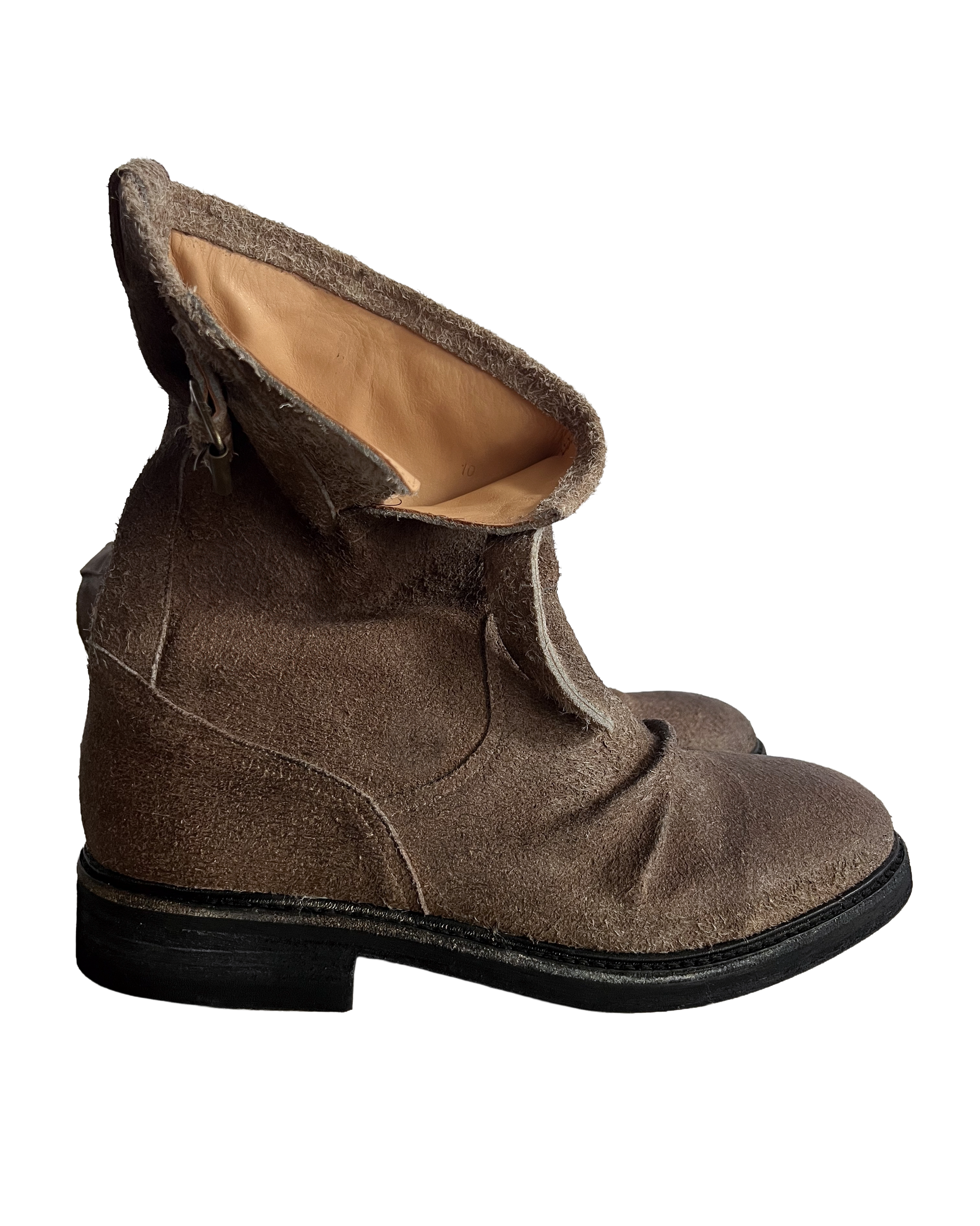 Knotted Engineer Boot "brown"