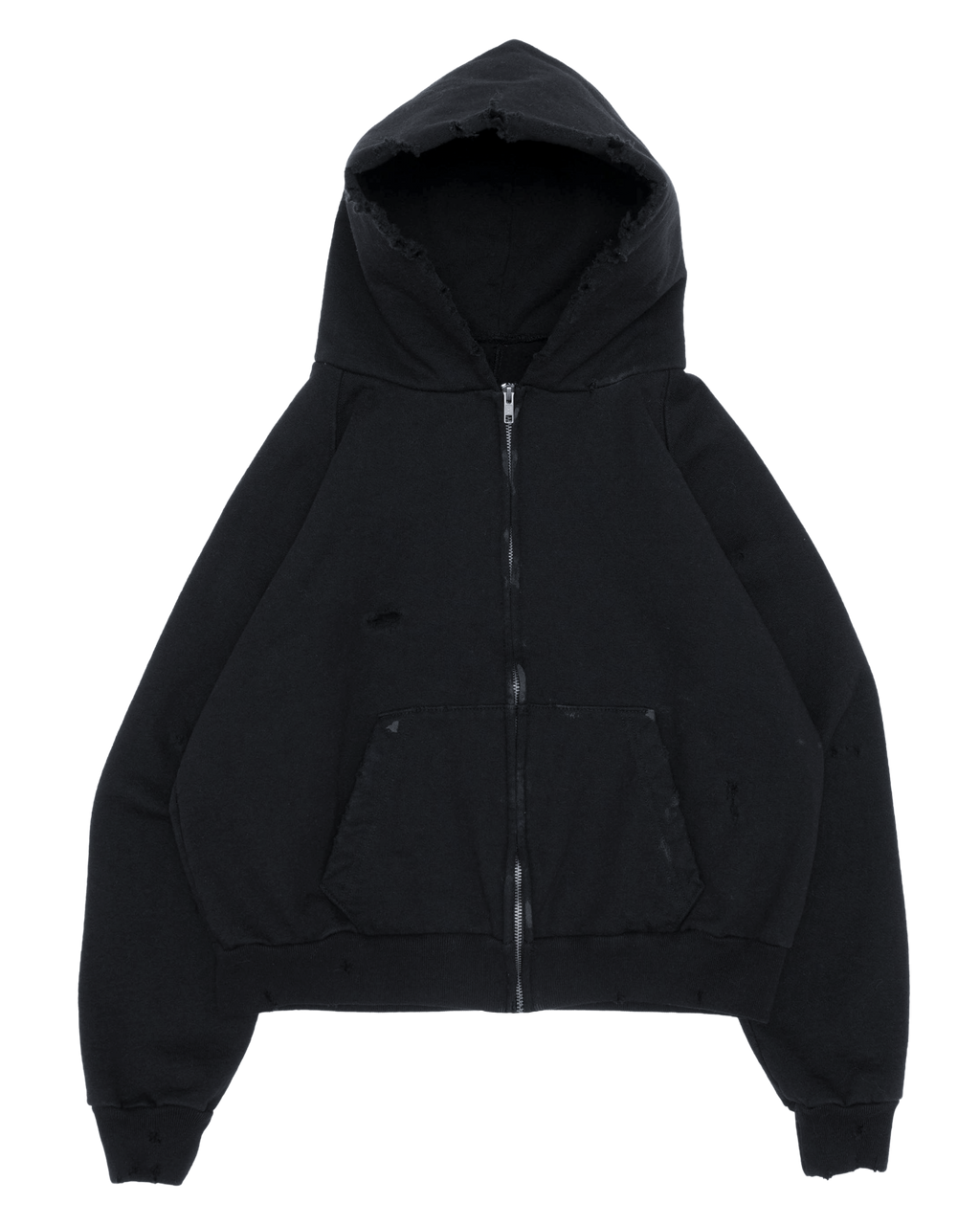 Shrunken Spine Hoodie "black"