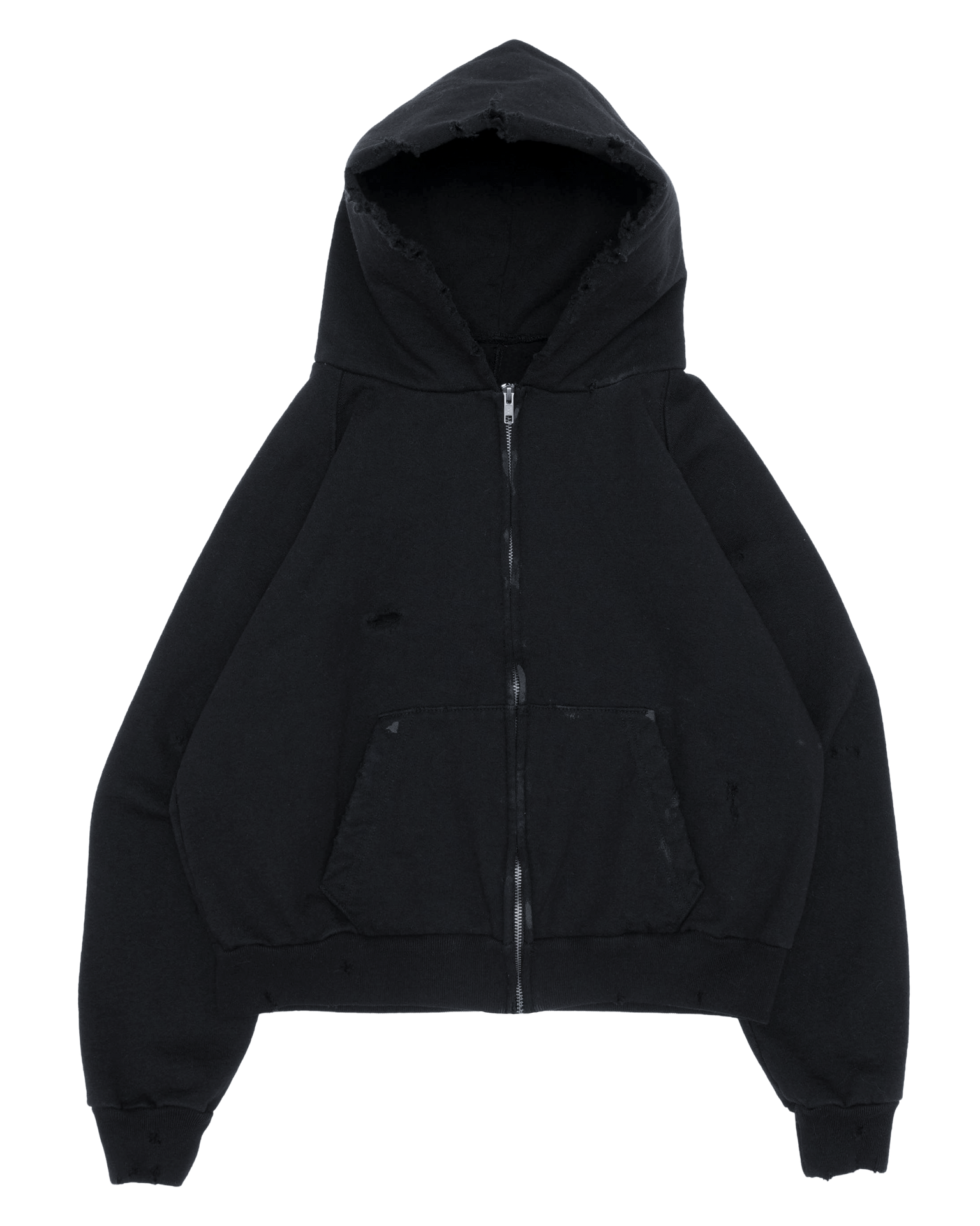 Shrunken Spine Hoodie "black"