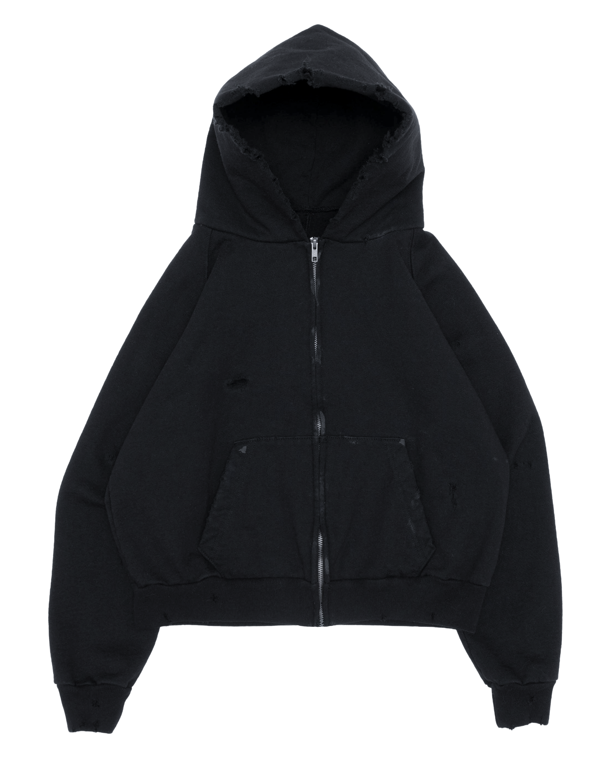 Shrunken Spine Hoodie "black"