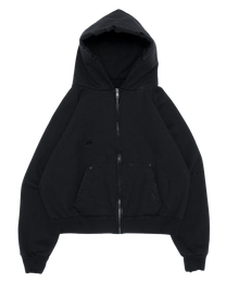 Shrunken Spine Hoodie "black"