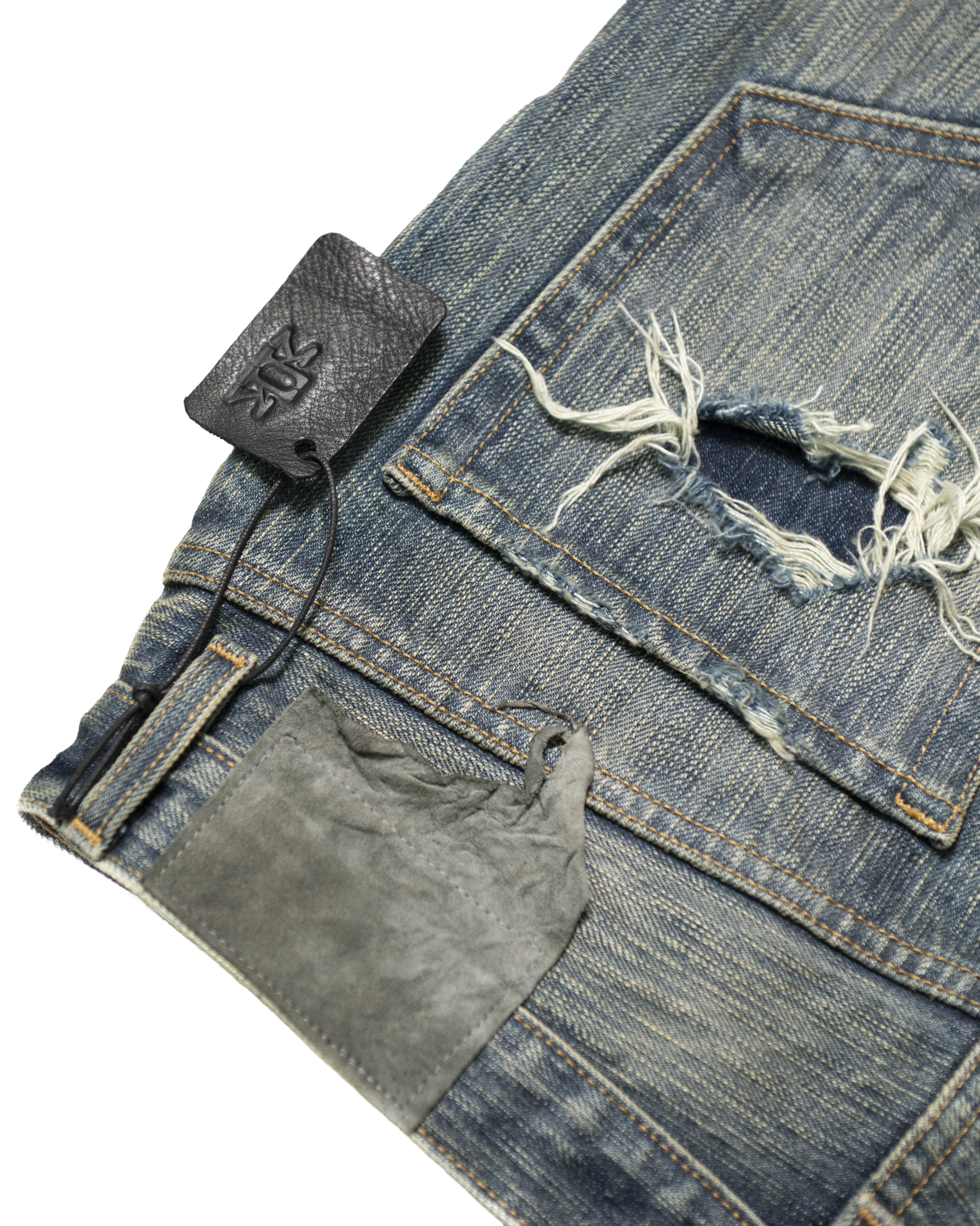 Distressed Bootcut "indigo"