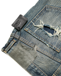 Distressed Bootcut "indigo"