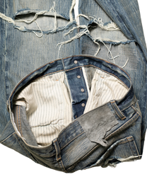 Distressed Bootcut "indigo"