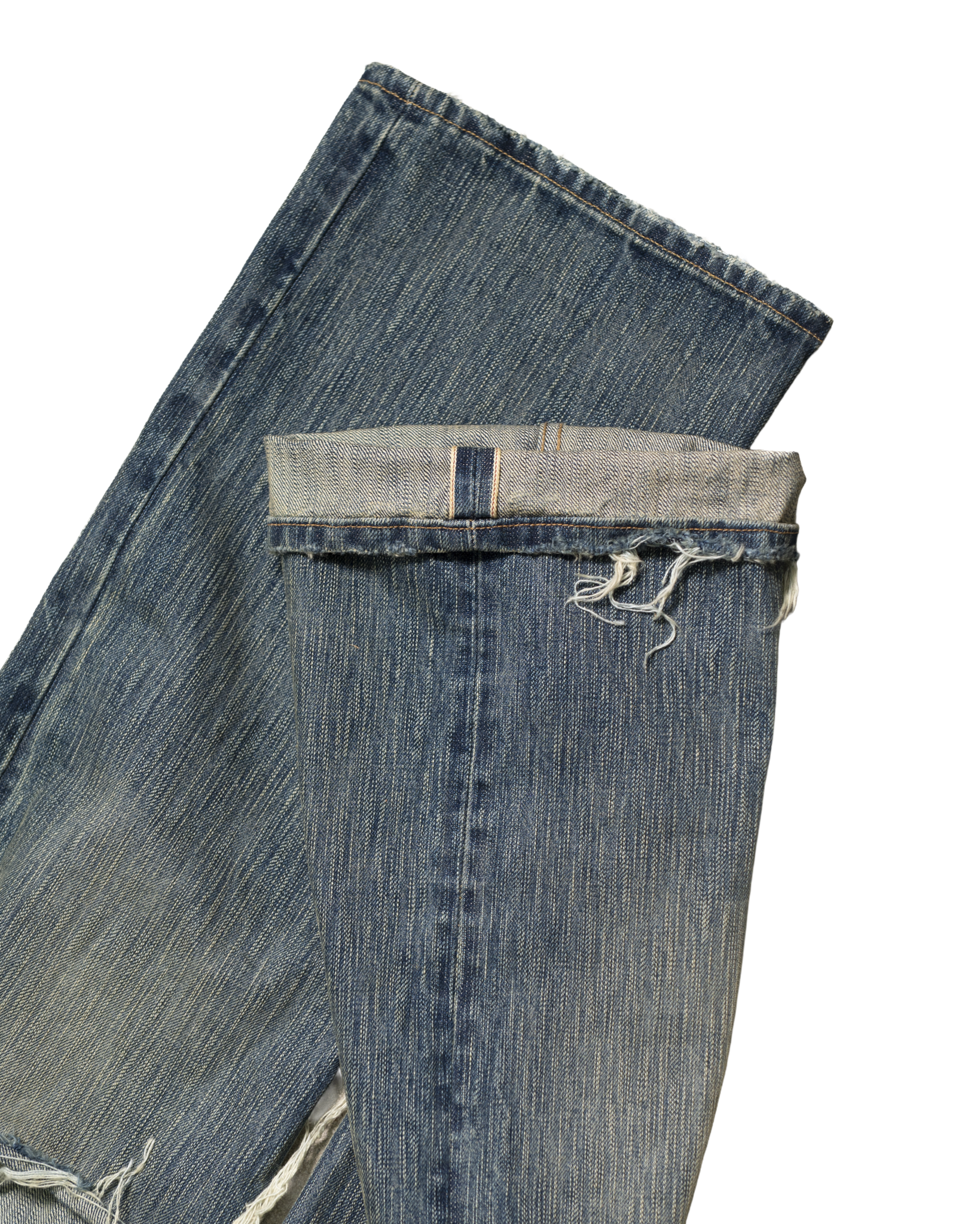 Distressed Bootcut "indigo"