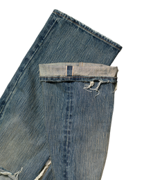 Distressed Bootcut "indigo"