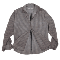 Sepia Striped Button-Down