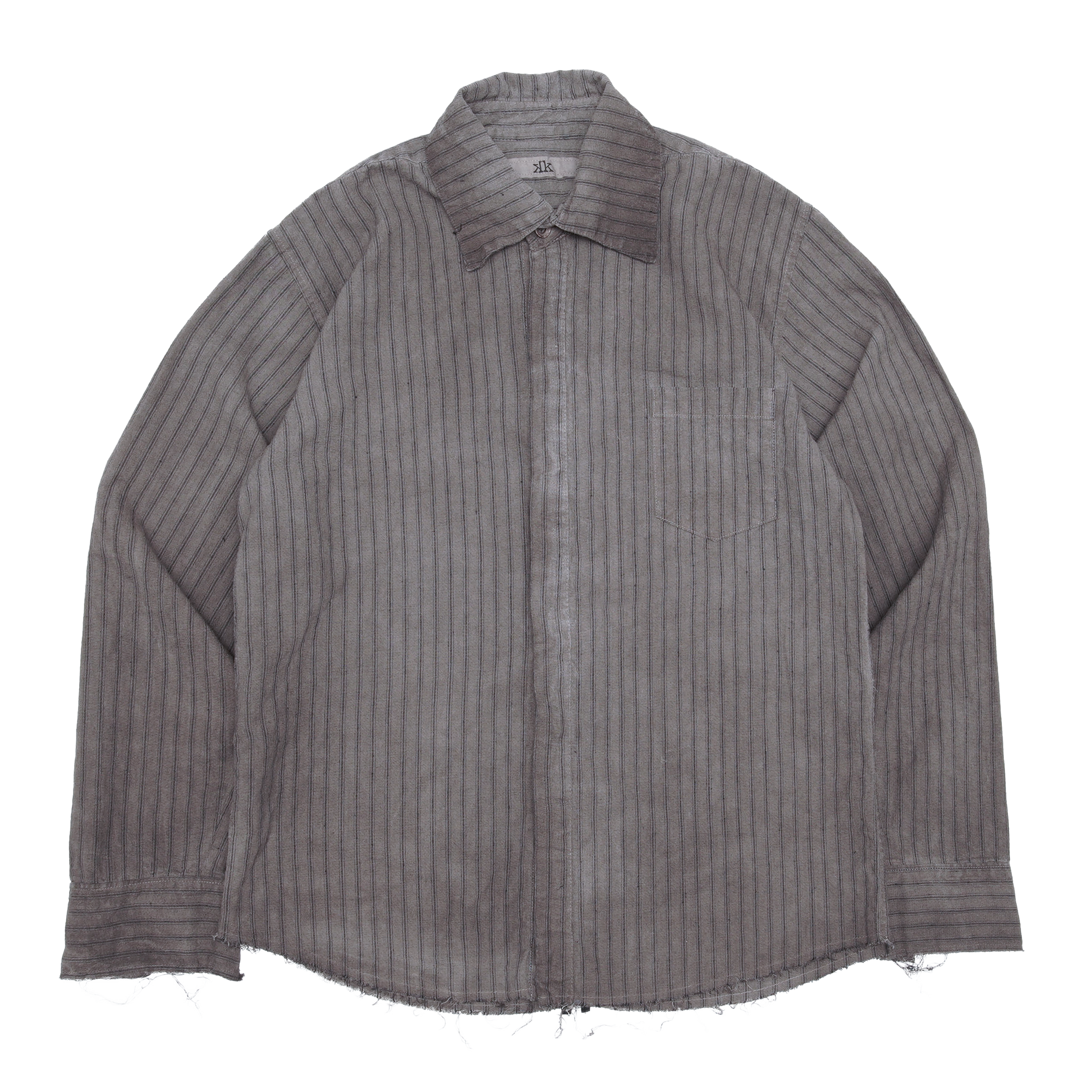 Sepia Striped Button-Down