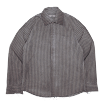 Sepia Striped Button-Down
