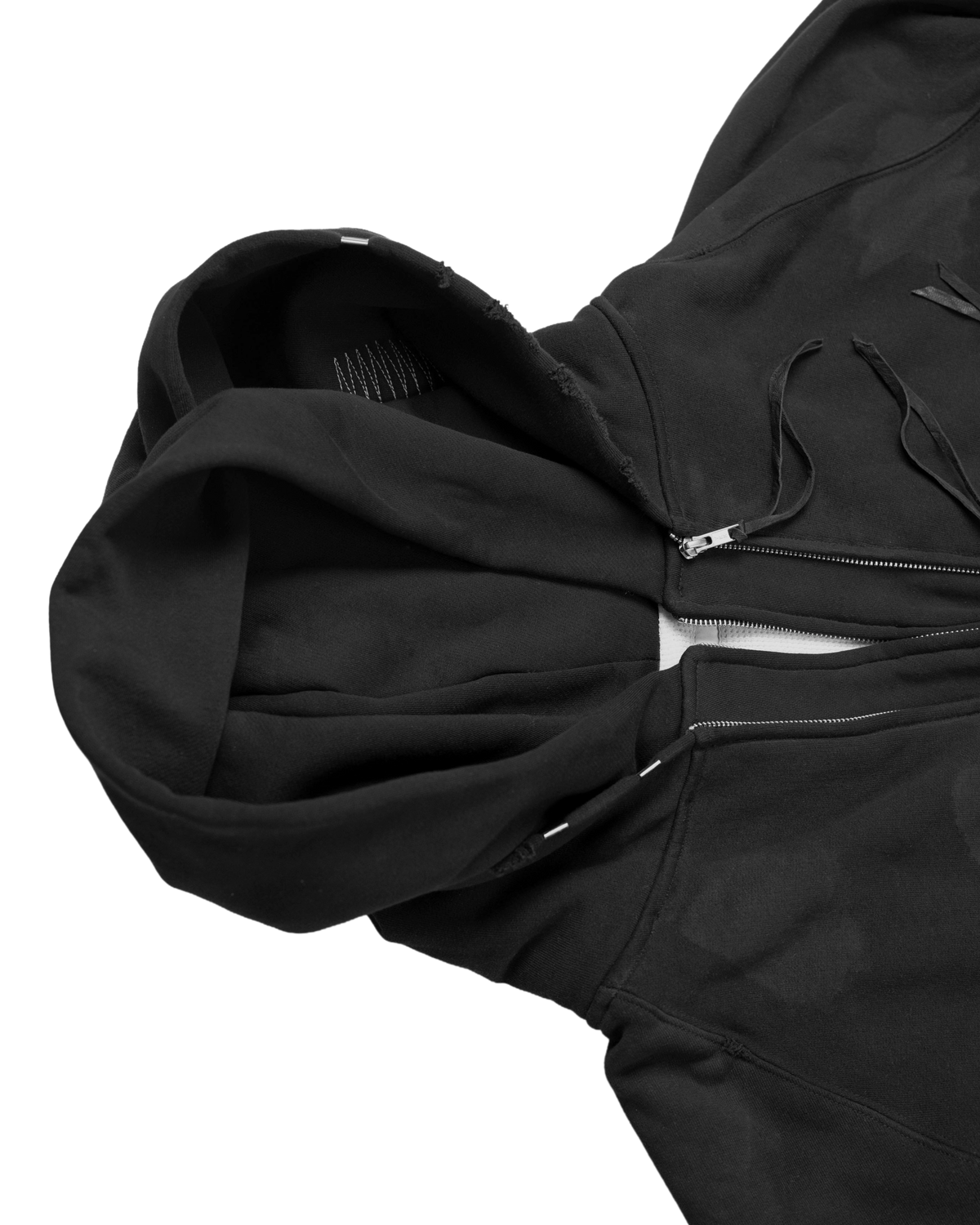 thermal &amp; muck reworked hoodie