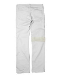 banded denim bleach - slim [made to order]
