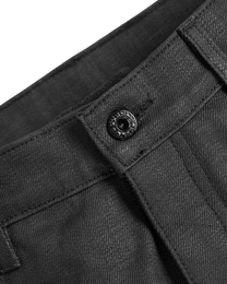 black waxed denim - bootcut