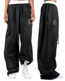 lamb crest sweatpant - overdyed black