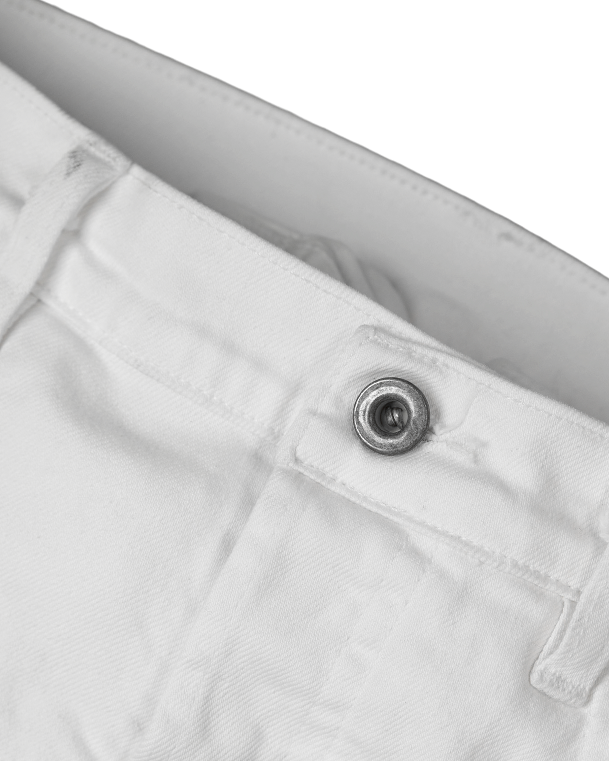 banded denim bleach - slim [made to order]
