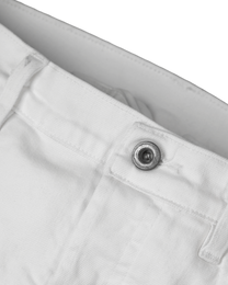 banded denim bleach - slim [made to order]