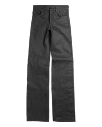 black waxed denim - slim