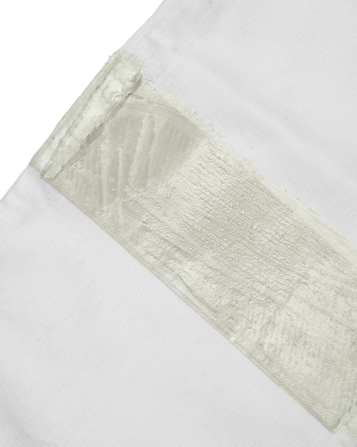 banded denim bleach - slim [made to order]