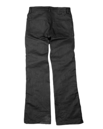 black waxed denim - bootcut