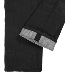 black waxed denim - bootcut