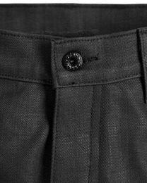 black waxed denim - slim