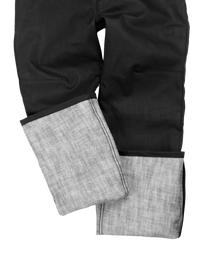 black waxed denim - bootcut