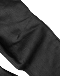 black waxed denim - bootcut