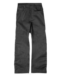 black waxed denim - bootcut