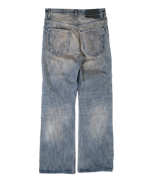 washed indigo non-distressed bootcut