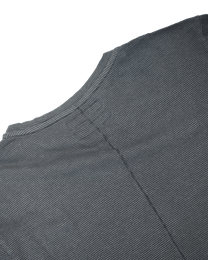 Dyed Striped V-neck LS