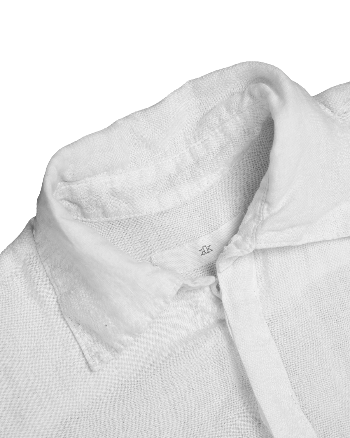 linen button down - beached core white