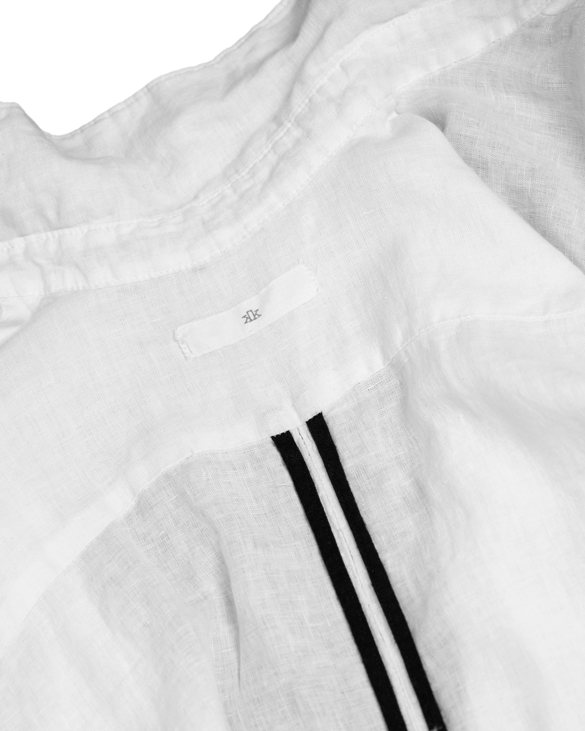 linen button down - beached core white