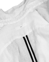 linen button down - beached core white